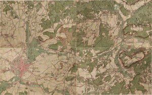 Carte de Loven ou Louvain - Leuven