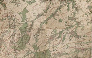 Carte de Perwez le Marchez - Perwez - Joseph de Ferraris