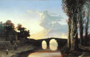 Rivière et pont dans le sud de la France