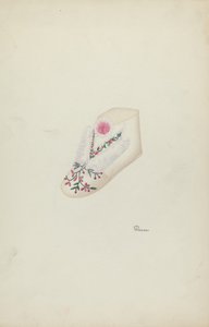 Chaussure de bébé, vers 1938