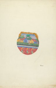 Bourse perlée, vers 1937