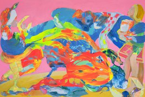 Le menu, 2023 (acrylique sur toile)