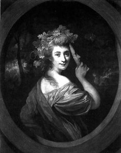 Mademoiselle Giovanna Baccelli (1753-1801) gravée par J.R. Smith, publiée en 1783