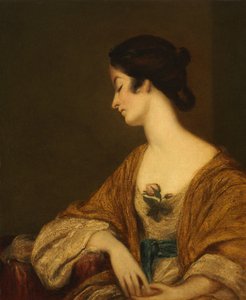Portrait de Mme George Collier - Joshua (follower of) Reynolds