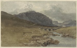 Paysage près de Llyn Ogwen, Caernarvonshire (Pays de Galles)
