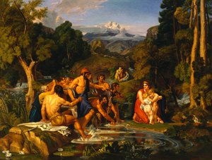 Latone et les paysans lyciens - Joshua Cristall