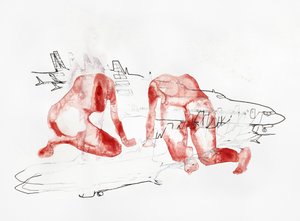 Croquis de voyage « Red Figures »