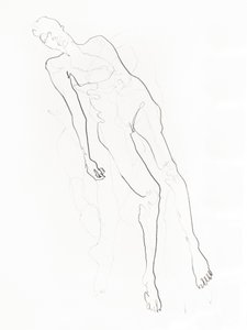 Dessin de nu serein