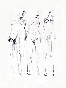 Trois silhouettes élégantes