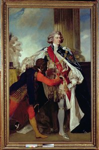 George IV, prince de Galles, avec un noir, 1787