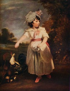 Lady Catherine Pelham Clinton nourrissant ses poules, 1781 1931