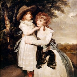 Mlle Cocks et sa Nièce - Joshua Reynolds