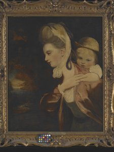 À dos (Mme Payne Gallaway et enfant) (copie de)
