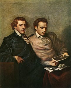 Portrait de deux gentilshommes, vers 1778, vers 1912