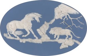 Cheval effrayé par un lion (Épisode A)