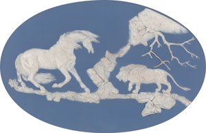 Cheval effrayé par un lion Épisode A