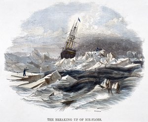La Rupture des Banquises, de Phénomènes de la Nature, 1849 - Josiah Wood Whymper