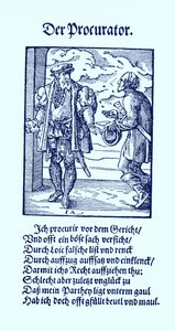Le procureur - Jost Amman
