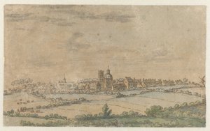 Vue de Scherpenheuvel, Brabant flamand - Josua de Grave (attributed to)