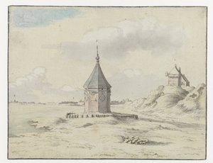 Vue de la fontaine de la ville, Bergen op Zoom