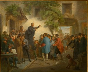 Dans une auberge - Élection à Gand en 1830 - Jozef Geirnaert