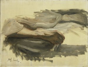 Les jambes de Saül - Jozef Israëls (signed by artist)