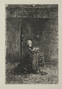Bébé dans sa chaise - Jozef Israëls