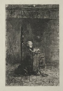 Bébé dans sa chaise - Jozef Israëls