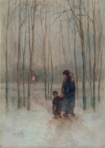 Soirée dans les bois - Jozef Israëls