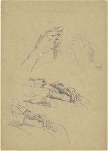 Études de mains [recto]