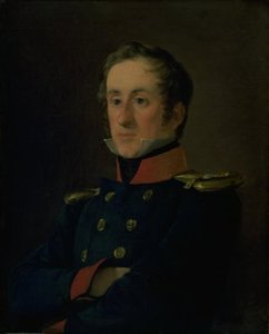 Le peintre marin Emil Wilhelm Normann en uniforme d