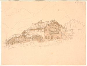 Maison de paysan au Tyrol. St. Mari
