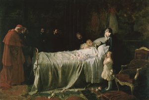 La Mort de Don Alfonso XII (1857-85) (Le Dernier Baiser) 1887 - Juan Antonio Benlliure y Gil