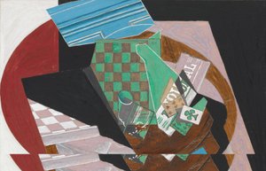 Damier et cartes à jouer, 1915 - Juan Gris