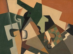 Verre et damier - Juan Gris