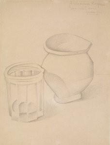 Verre et vase, c.1911