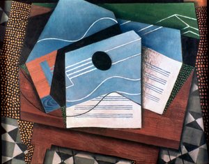 Guitare sur une table, 1915