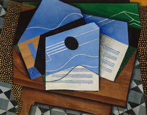 Guitare sur une table - Juan Gris