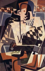 Arlequin avec une guitare, 1917 - Juan Gris
