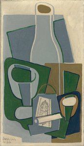 Pipe et paquet de tabac, 1922