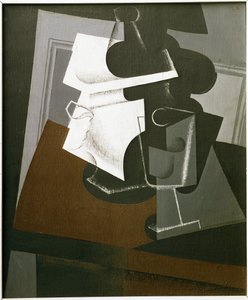 Nature morte sur une table - Huile sur bois