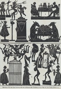 Feuille 11 de figures pour marionnettes d