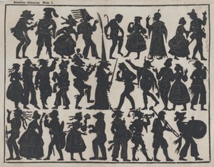 Feuille 1 de figures pour marionnettes d