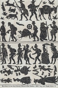 Feuille 2 de figures pour marionnettes d