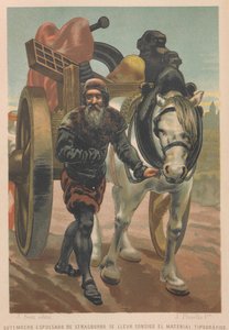 Johannes Gutenberg quitte Strasbourg. De : La ciencia y sus hombres