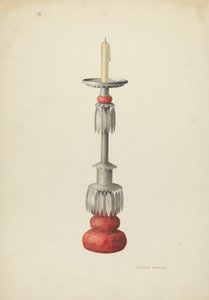 Chandelier (un de la paire), vers 1941