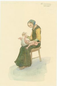 Une femme rusée médiévale, également connue sous le nom de femme sage, 2004