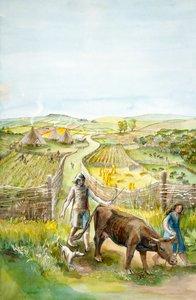 Paysage Rural, 2000 av. J.-C., c. 1990-2010 - Judith Dobie