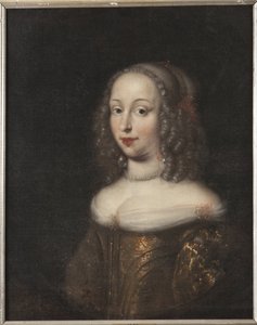 Portrait de Maria Elisabeth de Schleswig-Holstein-Gottorp (1634-1665), landgravine de Hesse-Darmstadt - Jürgen Ovens