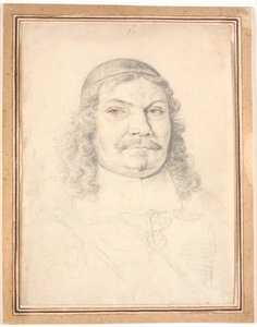 Portrait du chancelier holsteino-gottorp Johan Adolph Kielman von Kielmanseck (1612-1676). Buste de face à droite - Jürgen Ovens